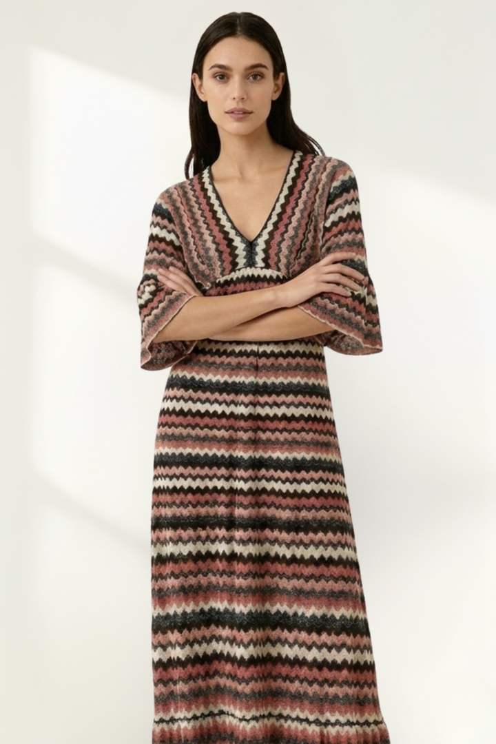 Striped Maxi Dress for Women