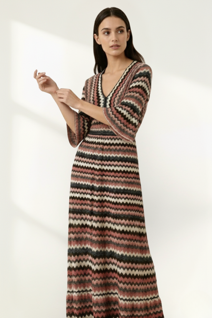 Striped Maxi Dress for Women