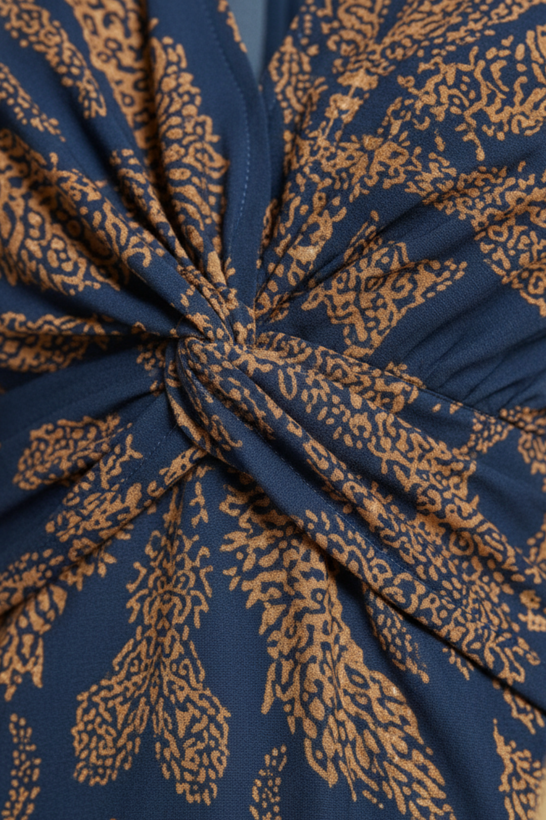 Women's Long Sleeve Printed Midi Dress